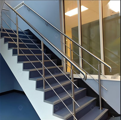Floating Stair Railings Premium Metal Indoor Outdoor ISO Certified