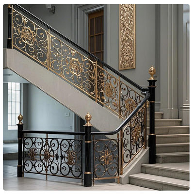 Moderne Treppengeländer mit verzinktem Finish, ADA-konform, für Innen- und Außenbereich