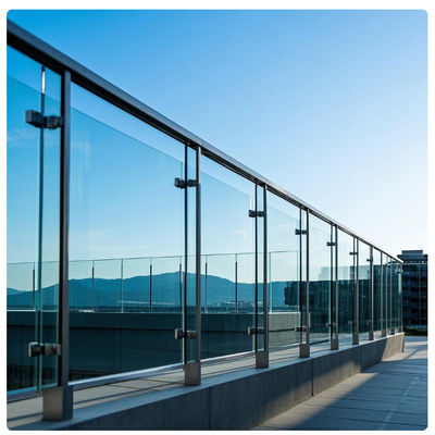 Moderne Edelstahl-Glas Balkon Geländer UV-beständig